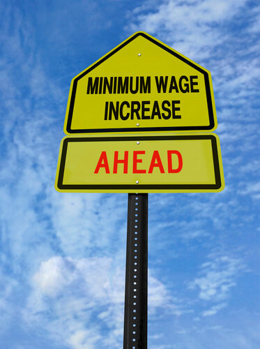 what states are $15 an hour minimum wage