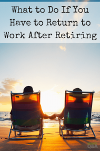 How to Return to Work After Retirement If You're Running Out of Money