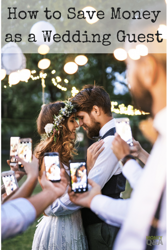 save money as a wedding guest